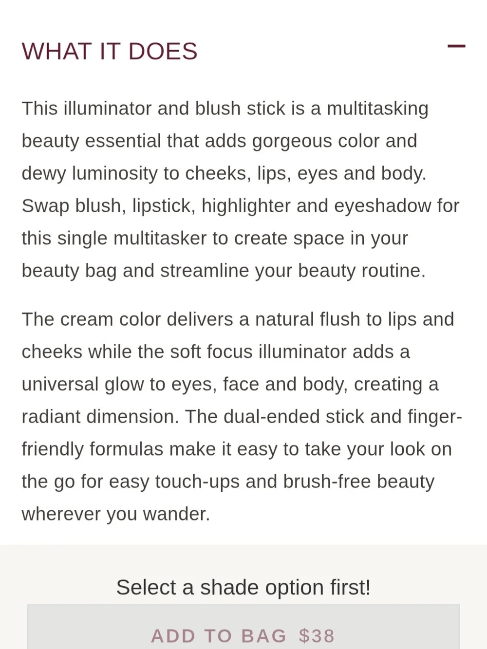 Wander On-The-Glow Blush And Illuminator Mult-tasker